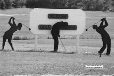 Golf Course Sign